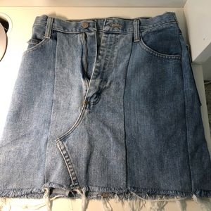 Wrangler Two Tone Jean Skirt